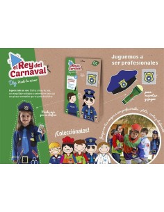 Chemise de police 3/5 ans - de haute qualité, idéale pour le carnaval, les fêtes à thème et les événements spéciaux. 2